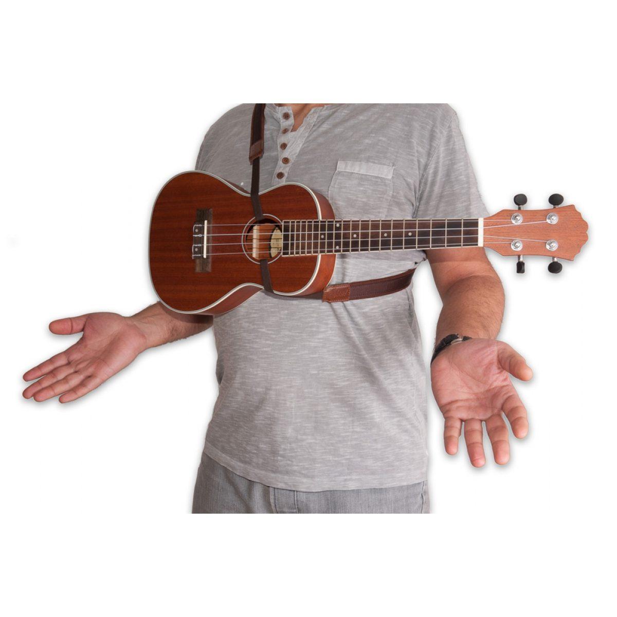 Righton! straps uke dual hook brown