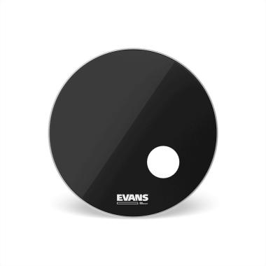 EVANS BD22RB EQ3 RESONANT BLACK PELLE 22"