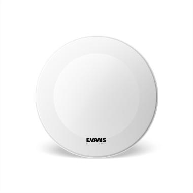 EVANS BD22RGCW-NP EQ3 RESONANT COATED WHITE NO PORT PELLE 22"