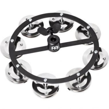 MEINL HTHH1BK 5" Headliner® Series Hihat Tambourine, Single Row, Stainless Steel Jingles
