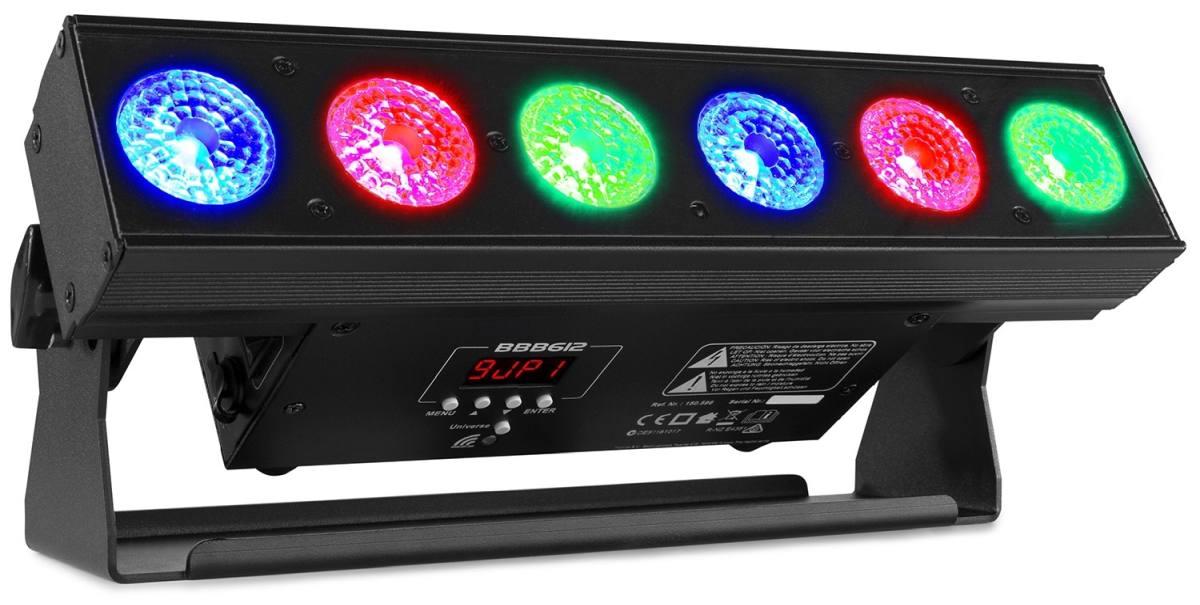BEAMZ BBB612 LED Bar 6x12W 6in1 WDMX IRC