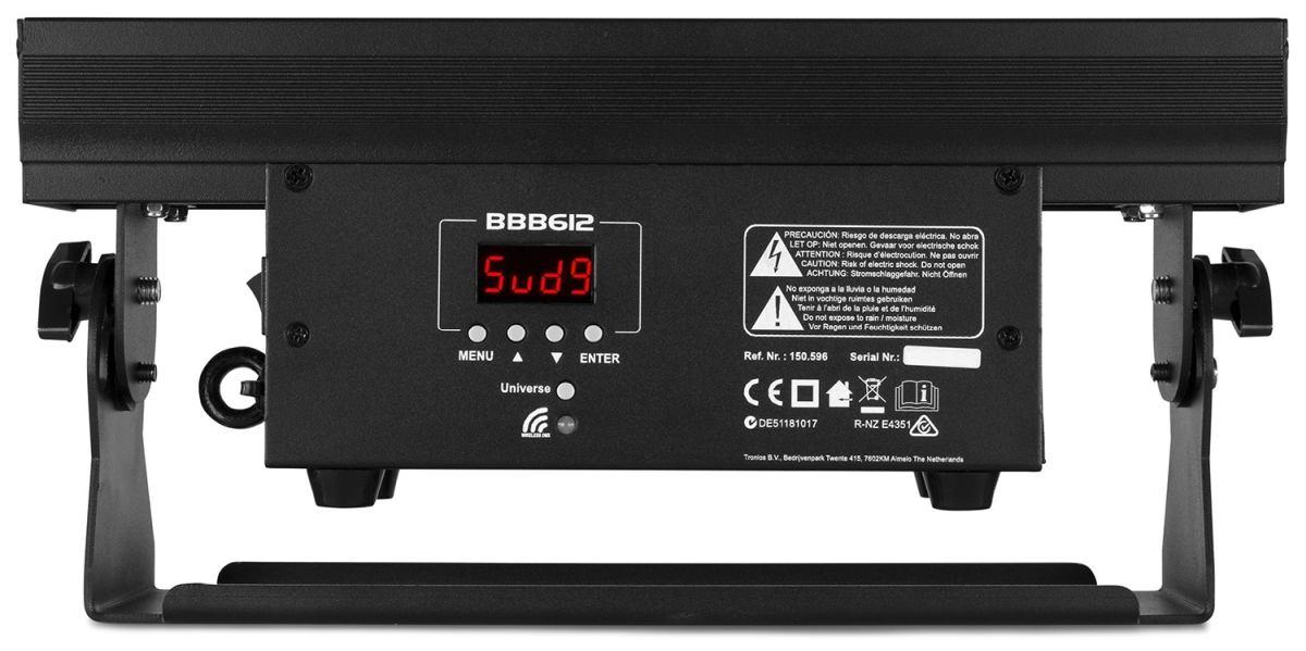 BEAMZ BBB612 LED Bar 6x12W 6in1 WDMX IRC