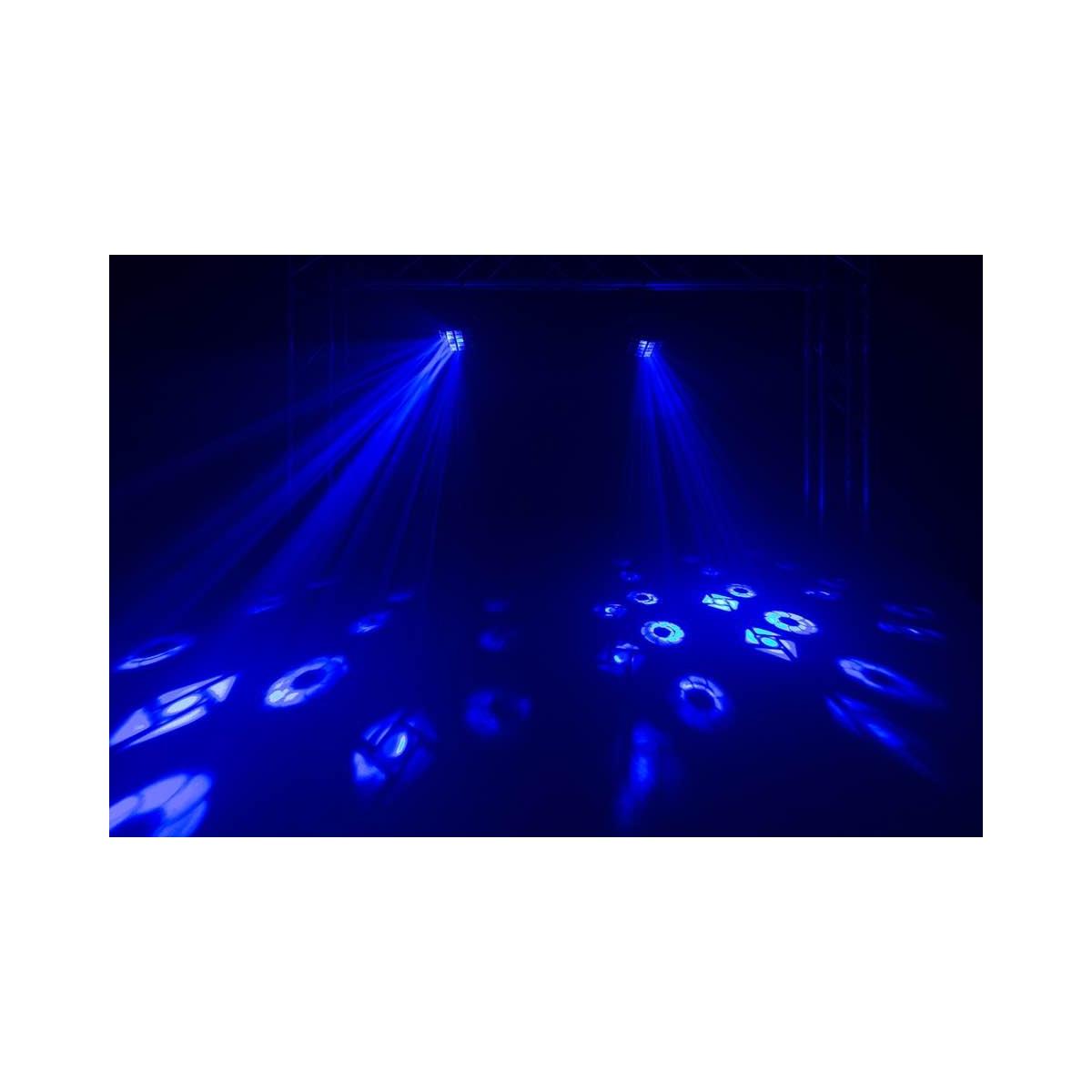 BEAMZ LED Gobo Derby 21x3W RGBA Strobe UV