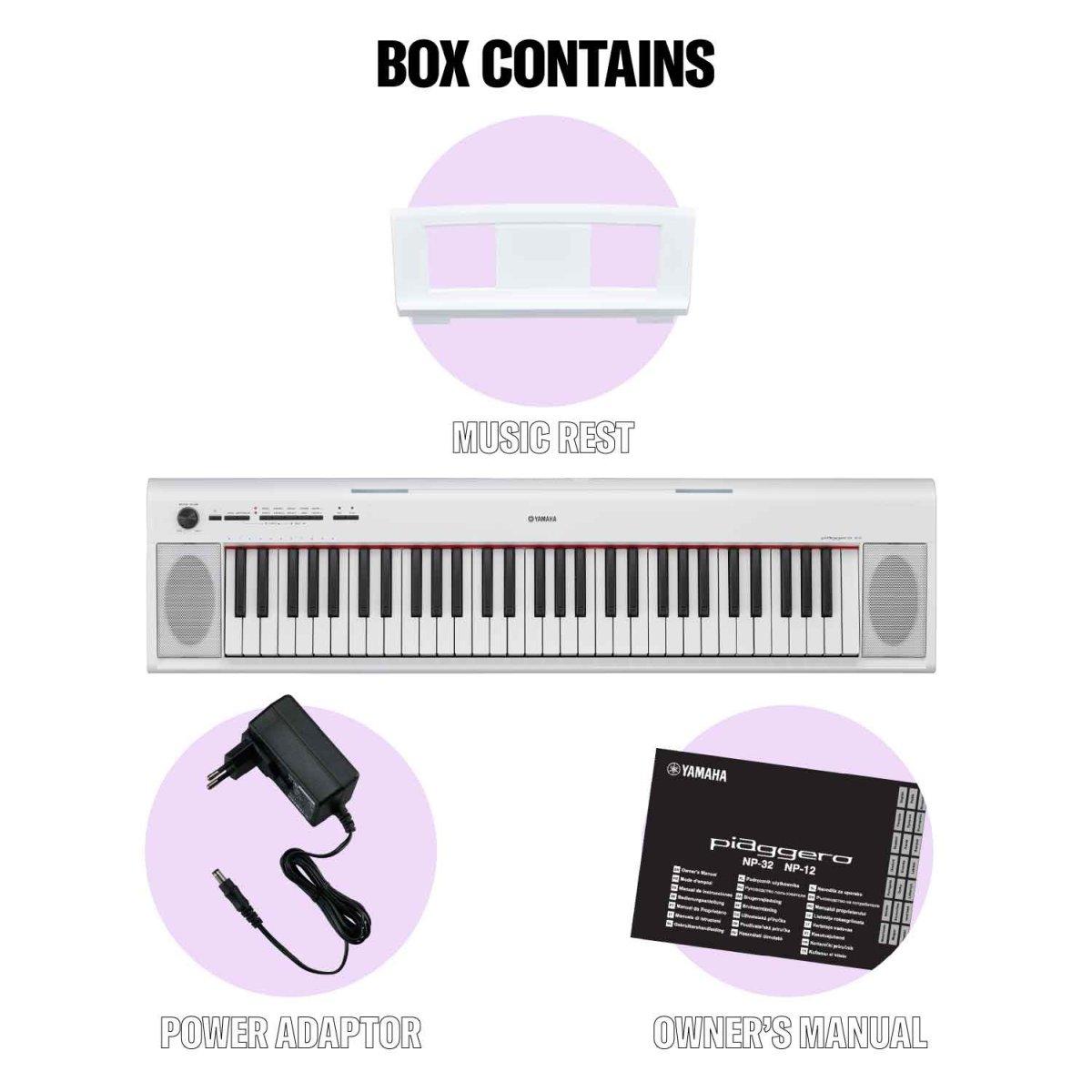 YAMAHA NP12WH - Piaggero White<br />
