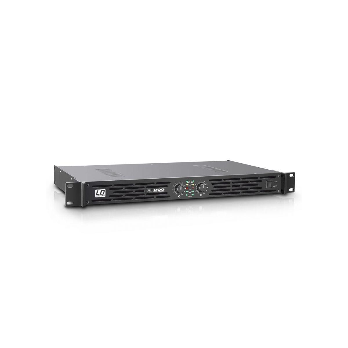 LD SYSTEMS XS 200 - Finale di potenza PA in classe D 2 x 100 W 4 Ohm