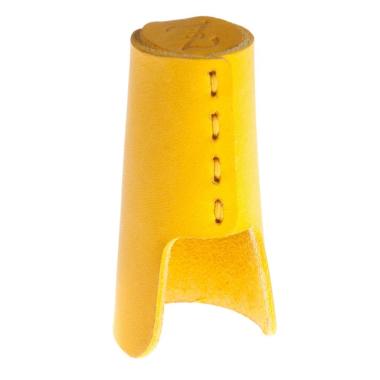 ZAC LIGATURE ZB23 COPRIBOCCHINO GIALLO IN CUOIO PER CLARINETTO IN Bb E SAX ALTO