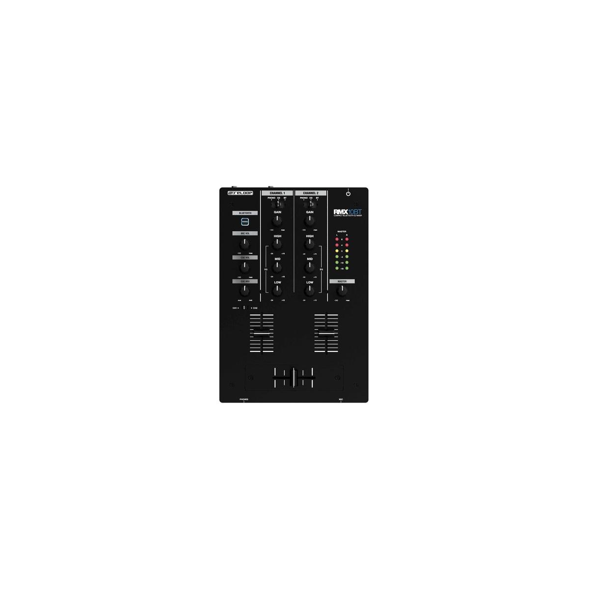 Reloop rmx-10bt mixer 2 canali bluetooth per dj