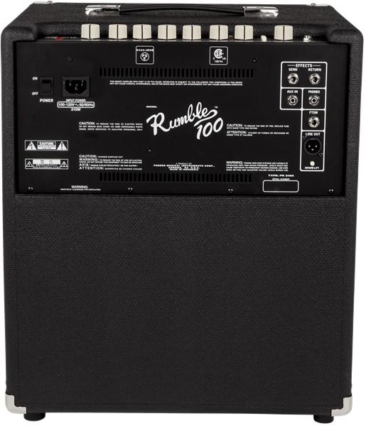Fender rumble 100 amplificatore combo per basso