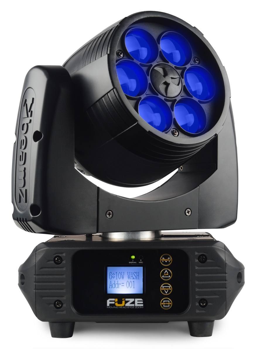 BEAMZ Fuze610Z Wash LED 6x10W RGBW Zoom