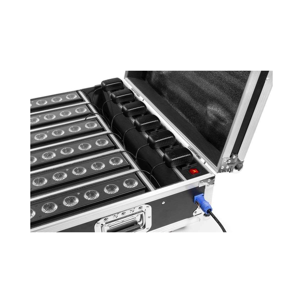 BEAMZ FCC12 FlightCase for 6x BBB612 Char