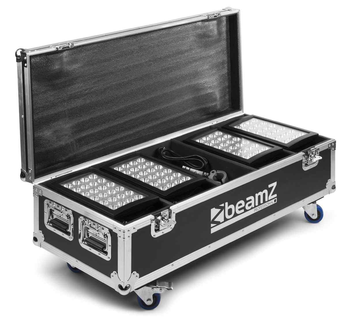 BEAMZ FL4 Flightcase4pcs StarColor240-360