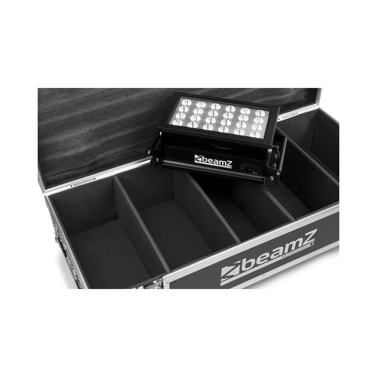 BEAMZ FL4 Flightcase4pcs StarColor240-360