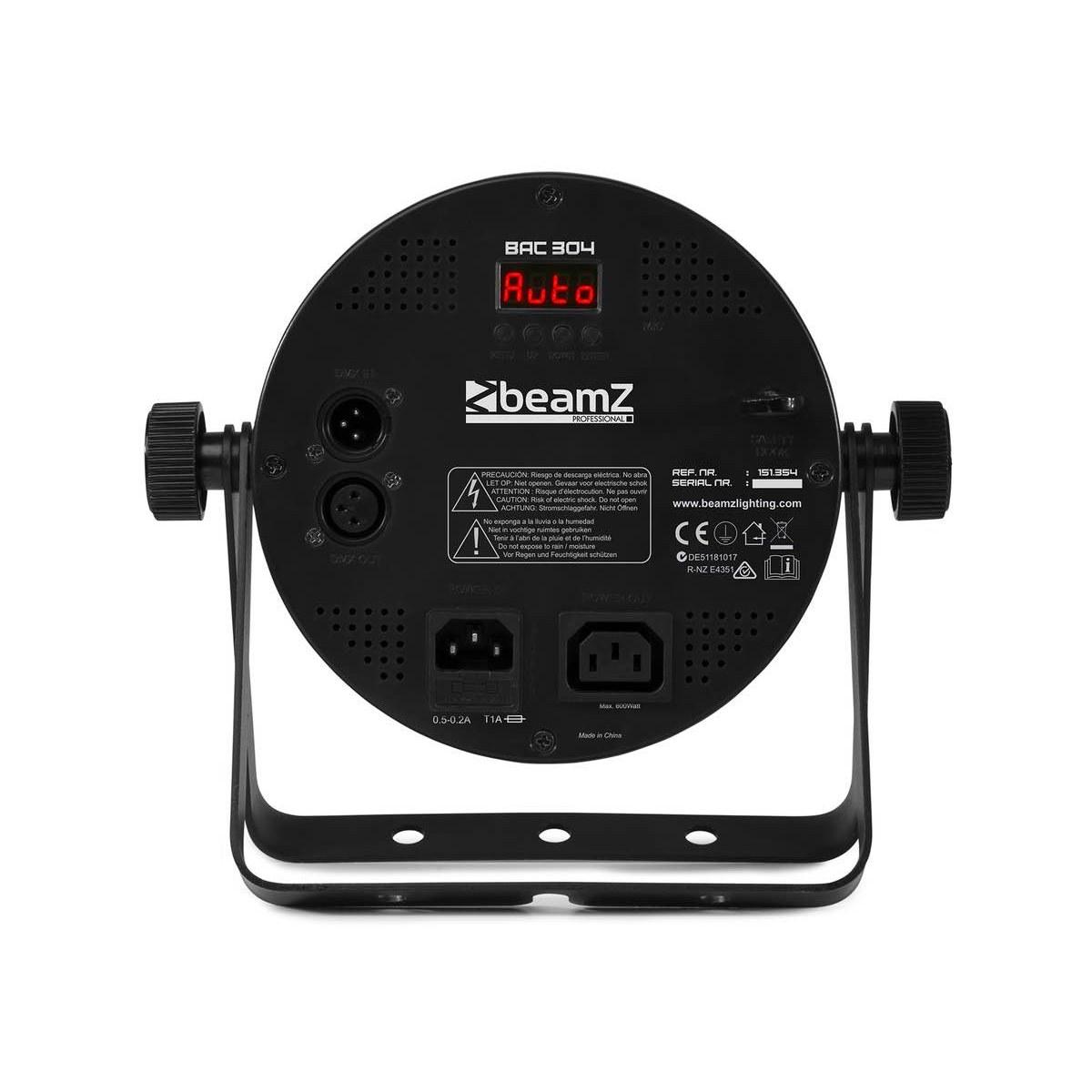 BEAMZ BAC304 ProPar Alu 12 x 8W 4-1 RGBW