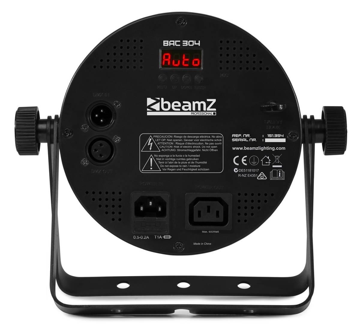 BEAMZ BAC304 ProPar Alu 12 x 8W 4-1 RGBW