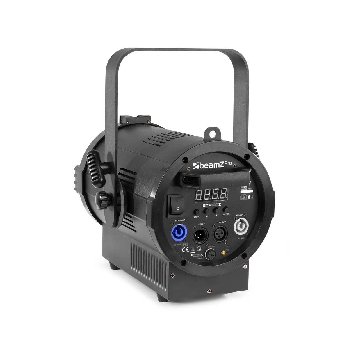 BEAMZ BTF100Z Fresnel Zoom 100W White LED