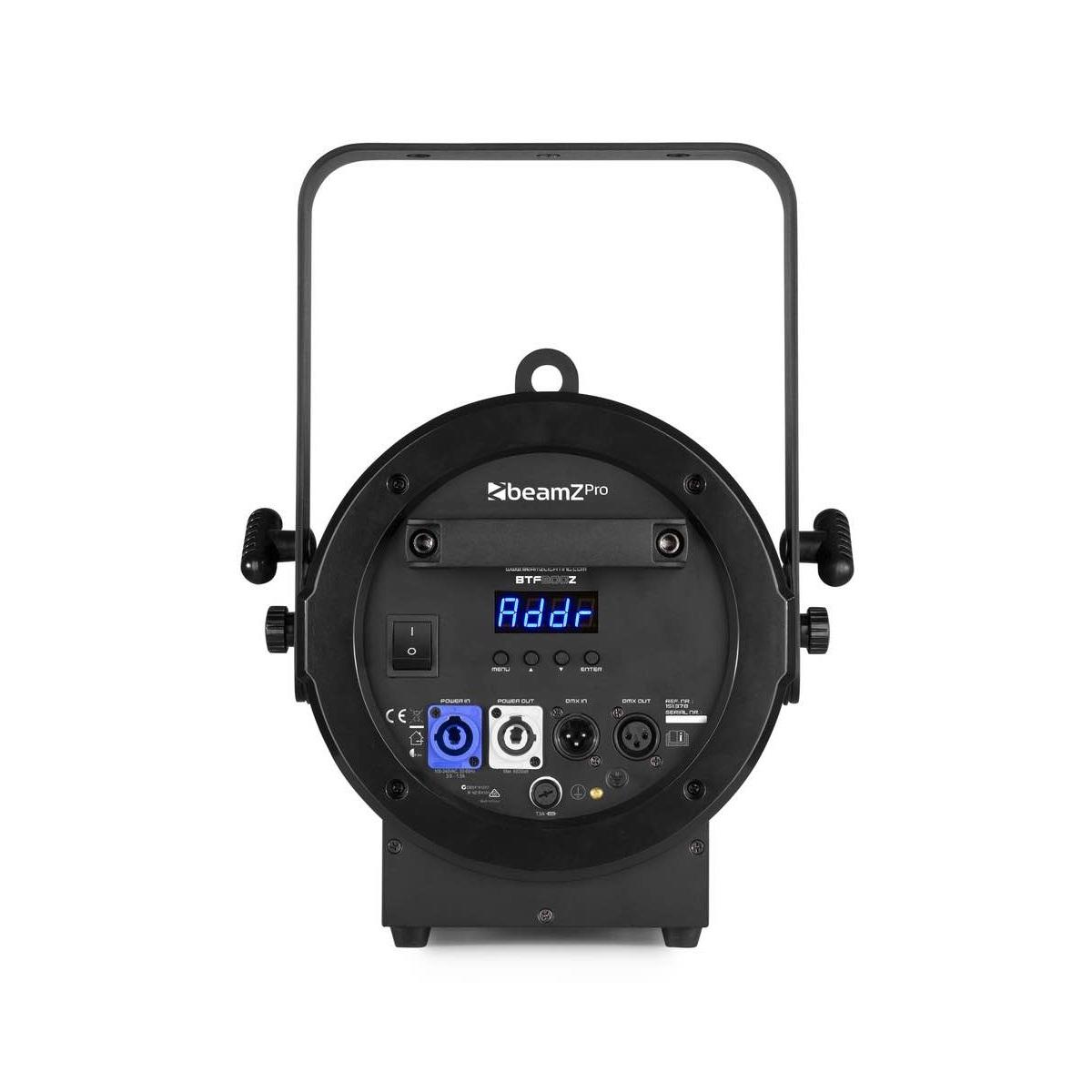 BEAMZ BTF200Z Fresnel Zoom 200W White LED