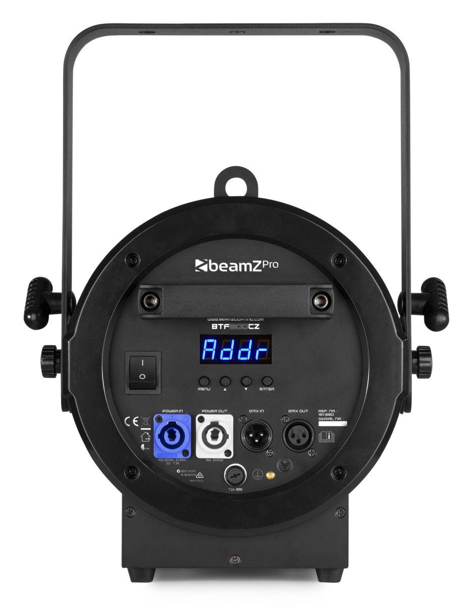 BEAMZ BTF200CZ Fresnel Zoom 200W RGBW LED