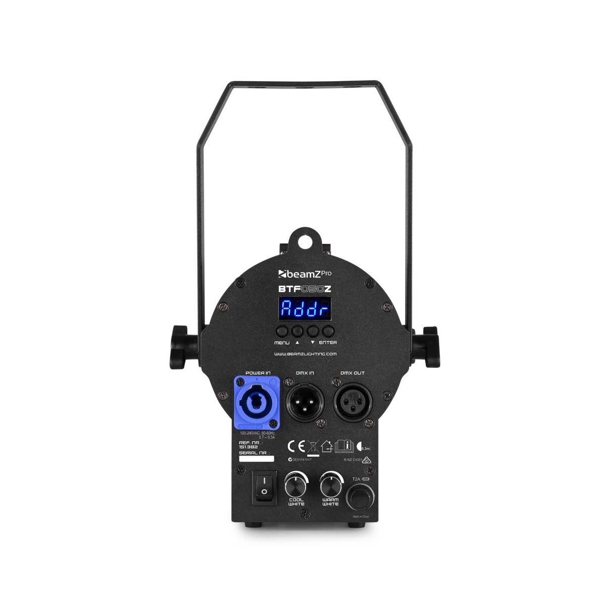 BEAMZ BTF050Z Mini Fresn.Zm, 50W WW+CW