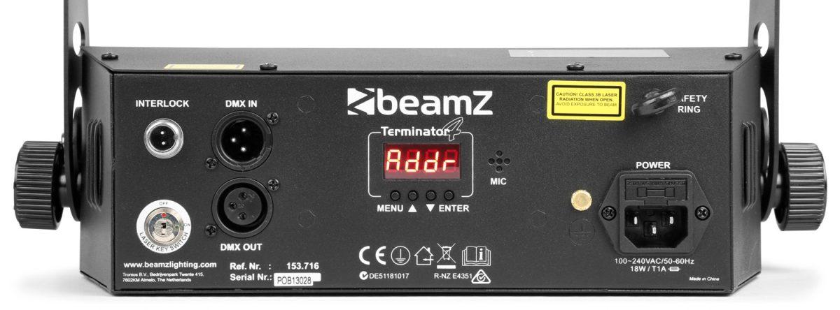 BEAMZ LED Terminator IV 2xmoon, Strobe