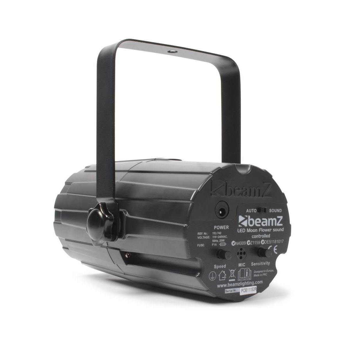 BEAMZ LED Moon Flower RGBWA SC BLK