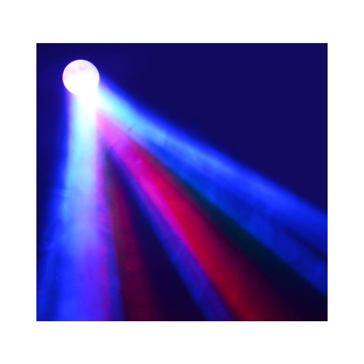 BEAMZ LED Moon Flower RGBWA SC BLK