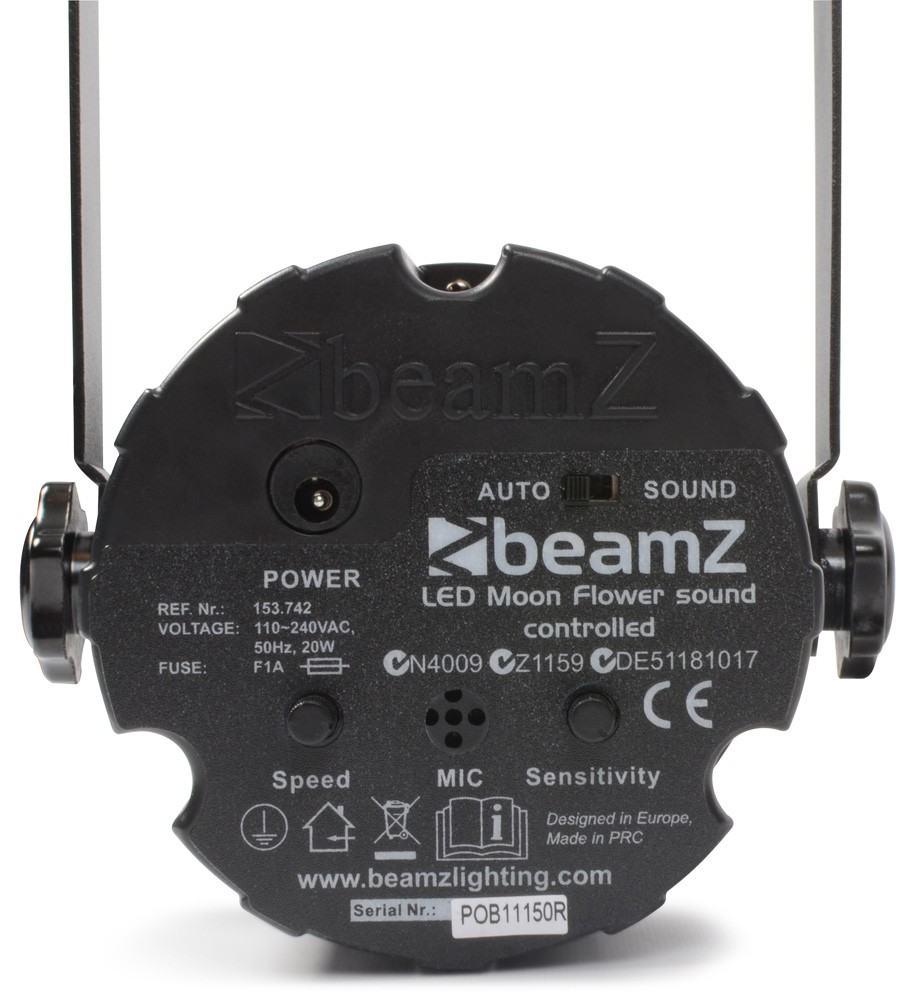 BEAMZ LED Moon Flower RGBWA SC BLK