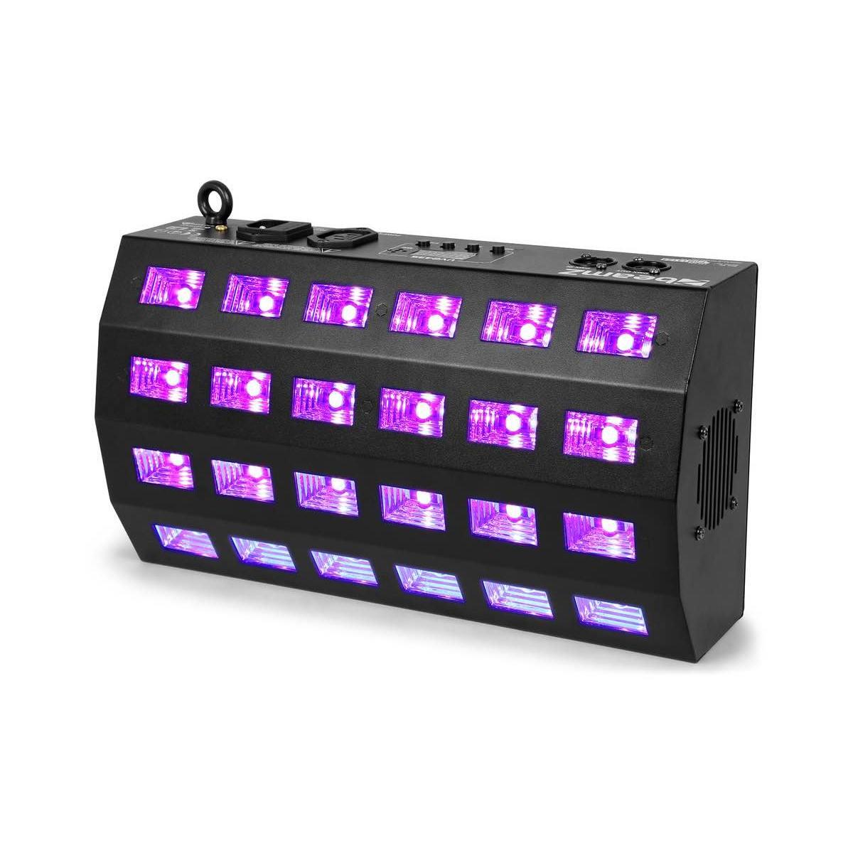 BEAMZ Flood24UV 24x3W UV 4 ch, DMX,