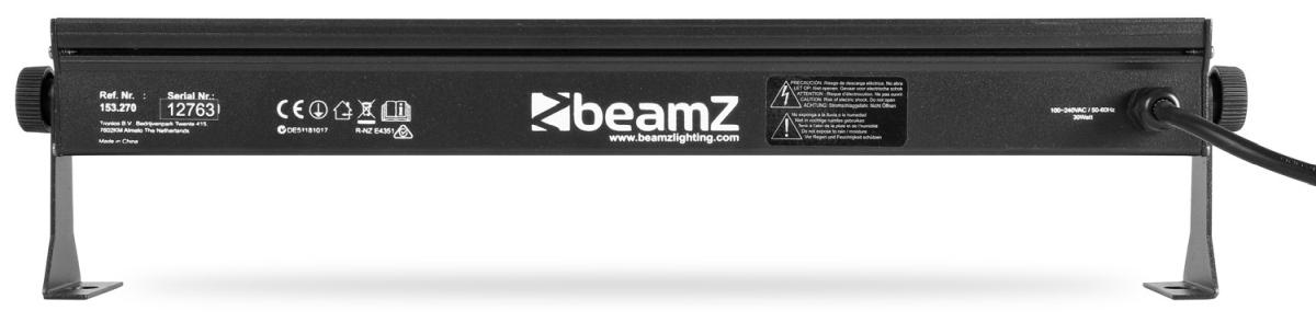 BEAMZ BUV83 LED bar 8x3W UV