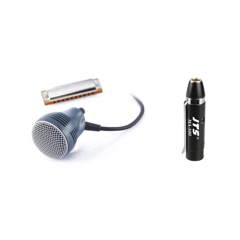 Jts cx520/ma500 microfono per armonica a bocca