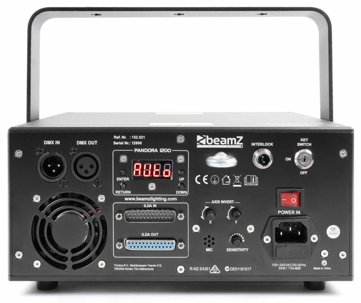BEAMZ Pandora 1200 TTL Laser RGB