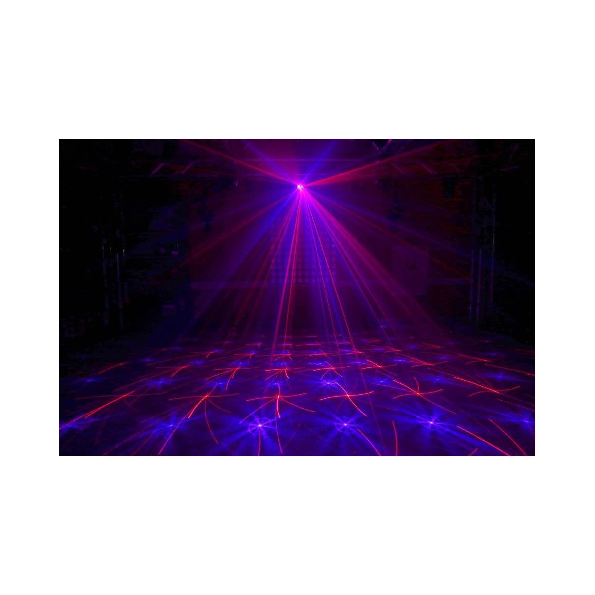 BEAMZ Anthe II Double Laser RGB Gobo DMX
