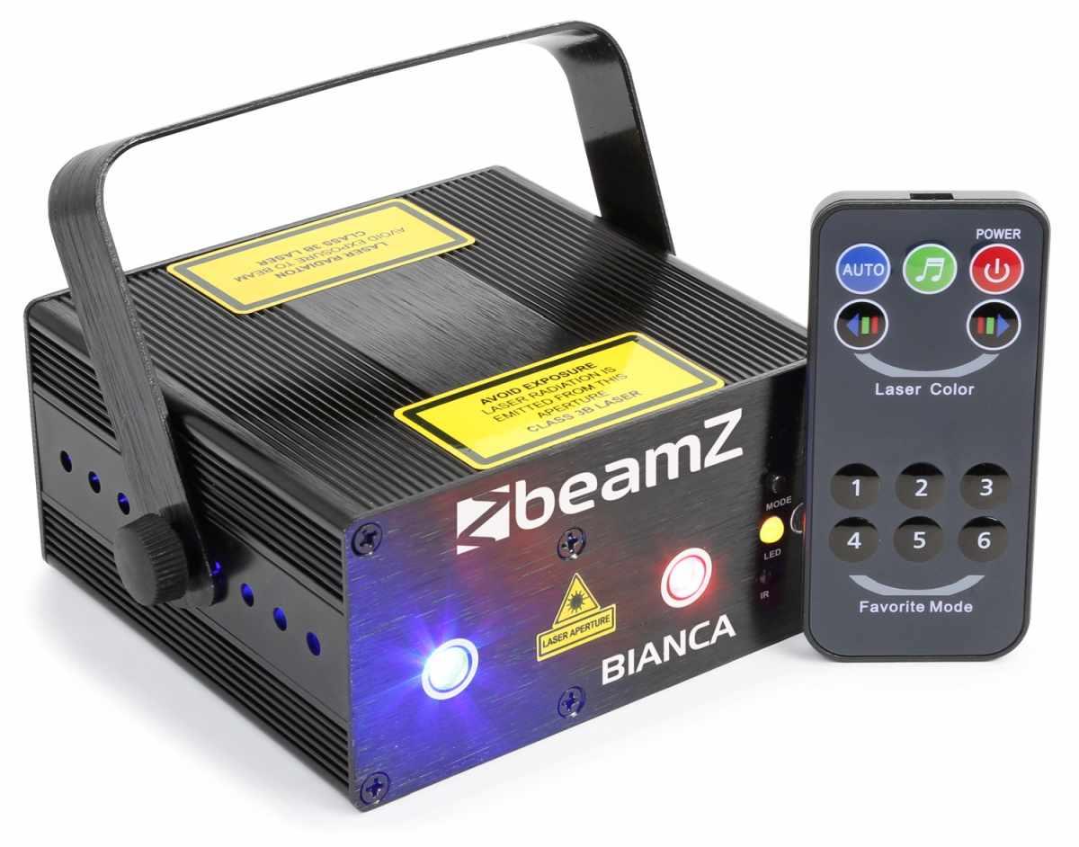 BEAMZ Bianca Double Laser RGB Gobo IRC