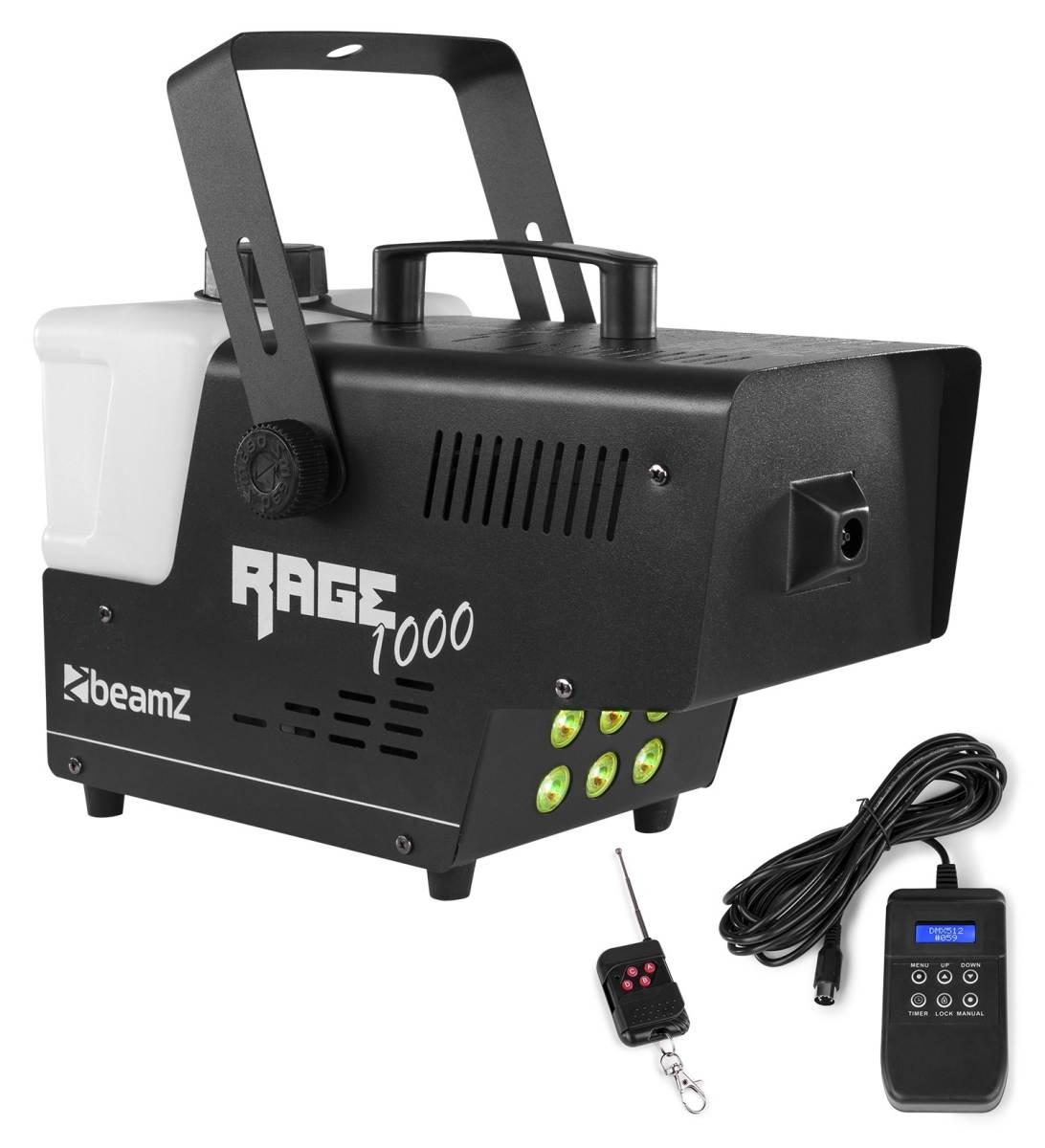 BEAMZ Rage1000LED Smokemachine 6x3W 3in1R