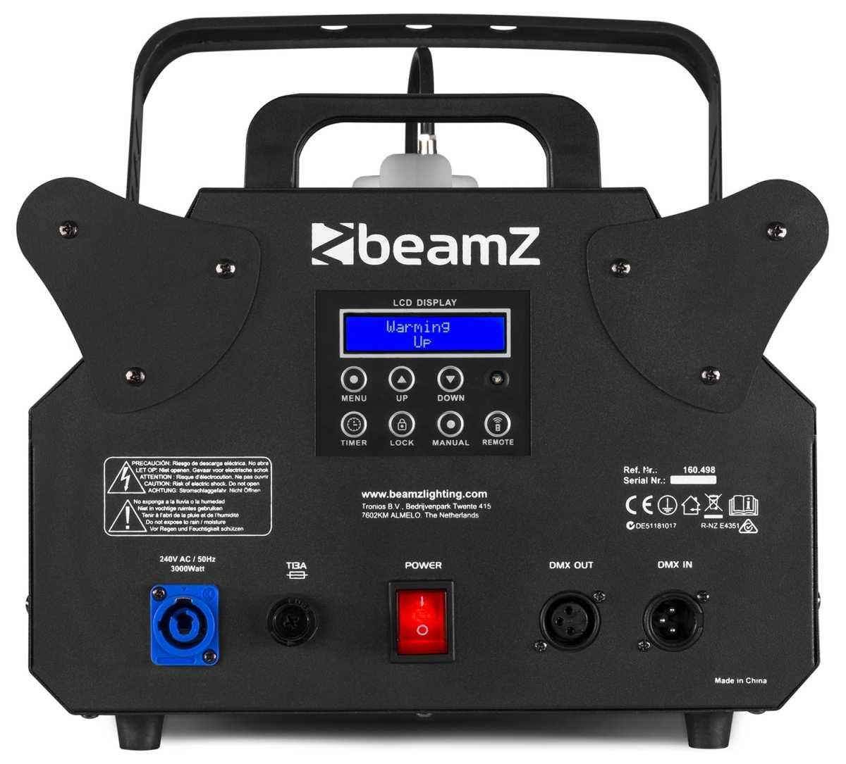 BEAMZ S3500 Smokemachine DMX