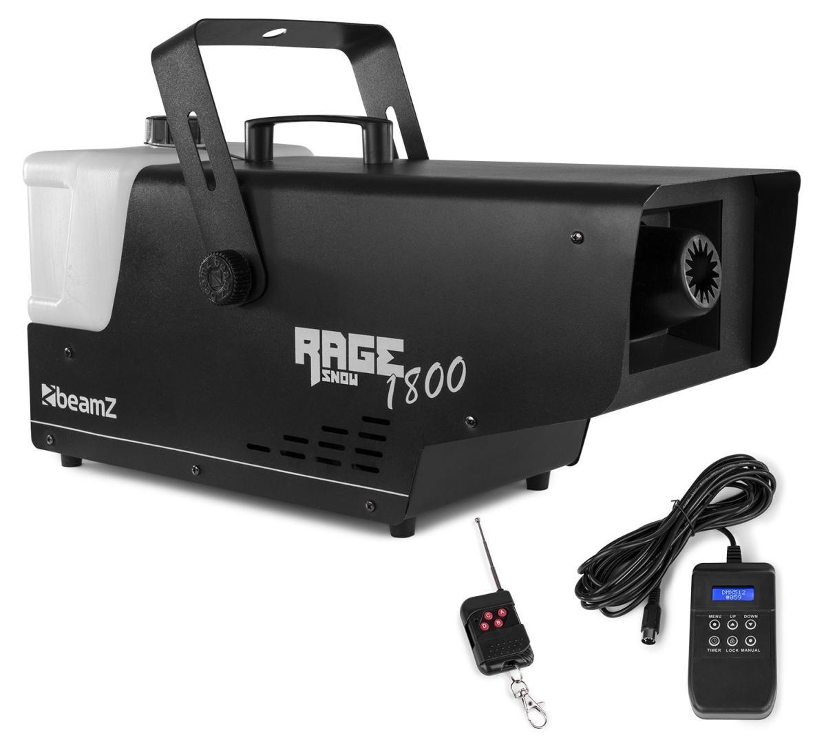 BEAMZ Rage1800SNOW wireless DMX Tim cntrl