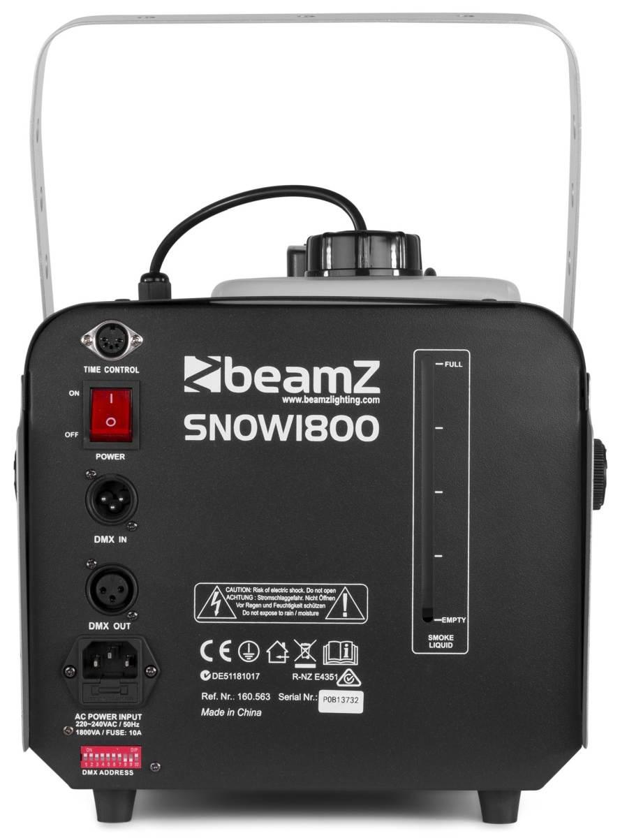 BEAMZ SNOW1800 Snowmachine DMX