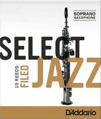 D'addario select jazz 10 ance sax soprano filed n.2h