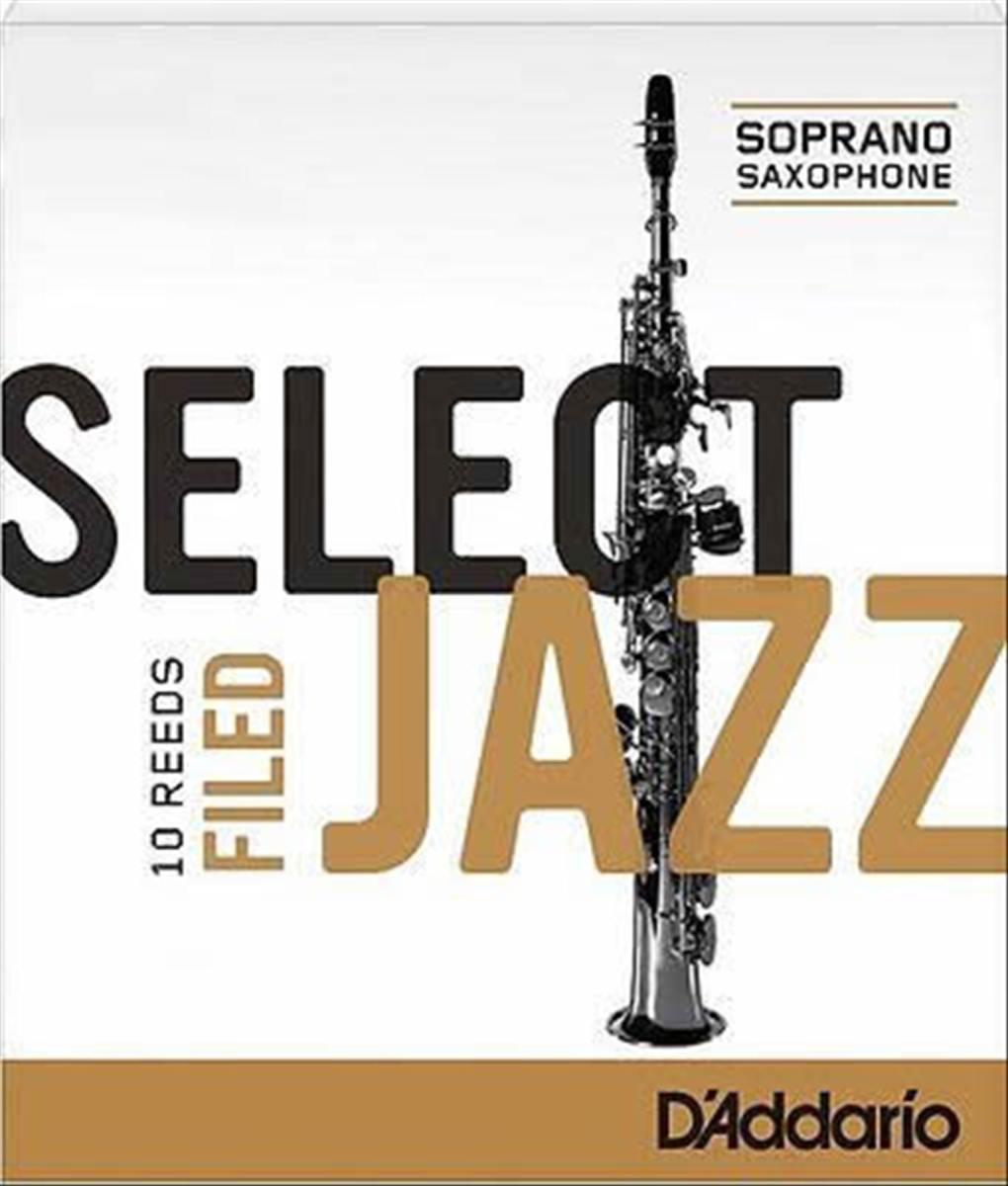 D'addario select jazz 10 ance sax soprano filed n.3m
