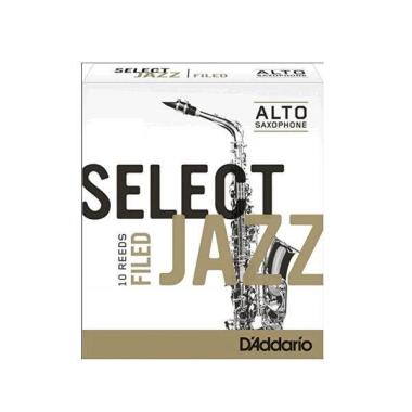 D'addario select jazz 10 ance sax alto filed n.3m