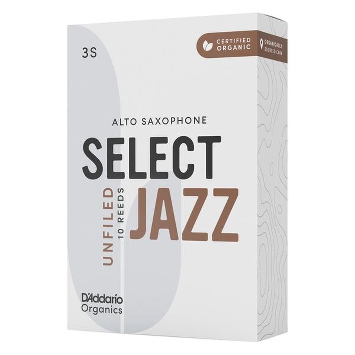 Select jazz organic 10 ance sax alto unfiled n.3s