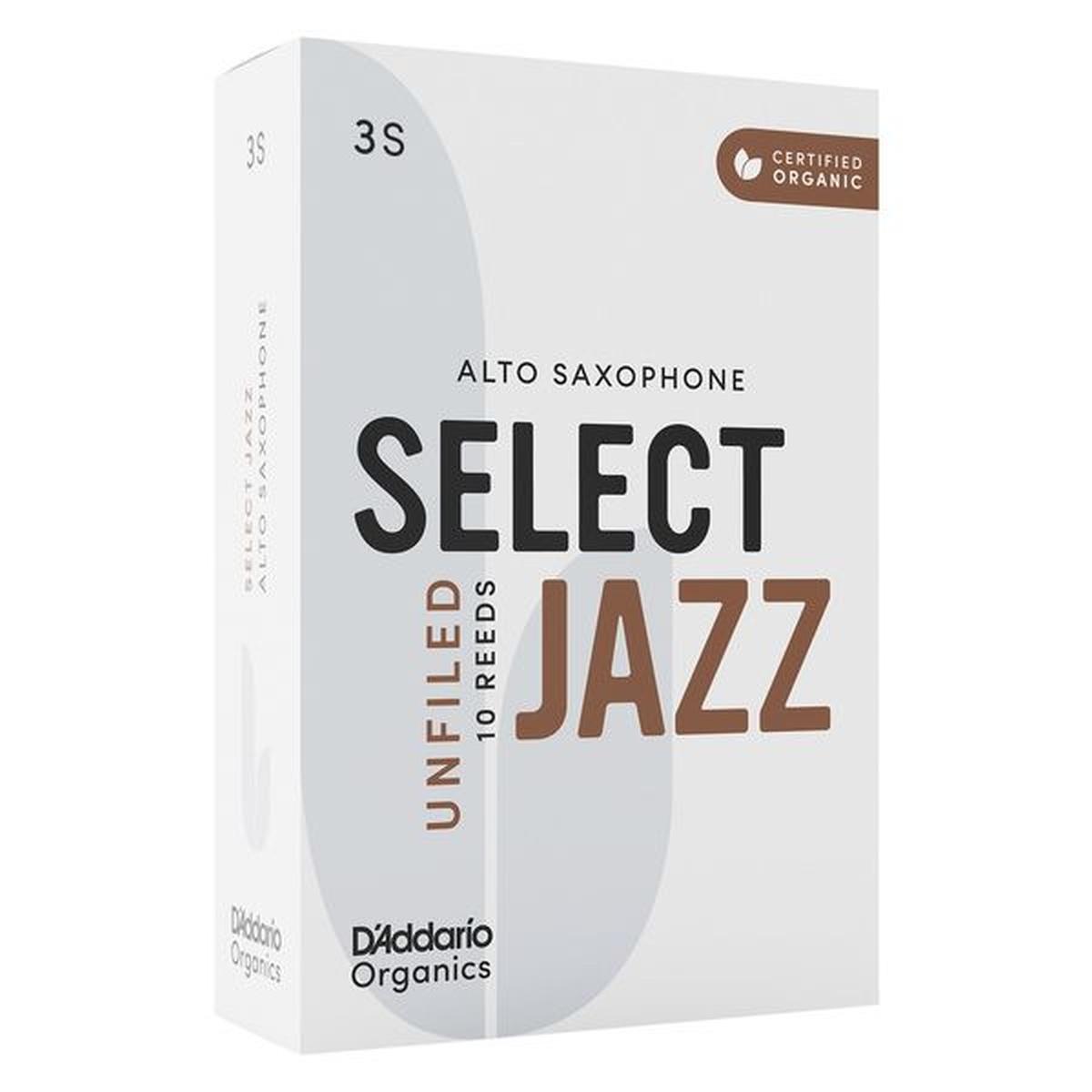 Select jazz organic 10 ance sax alto unfiled n.3s