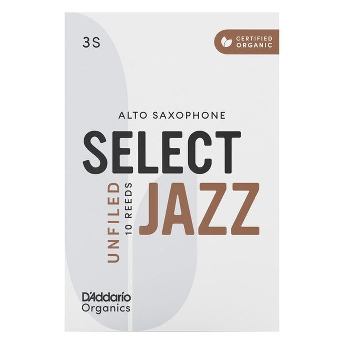 Select jazz organic 10 ance sax alto unfiled n.3s