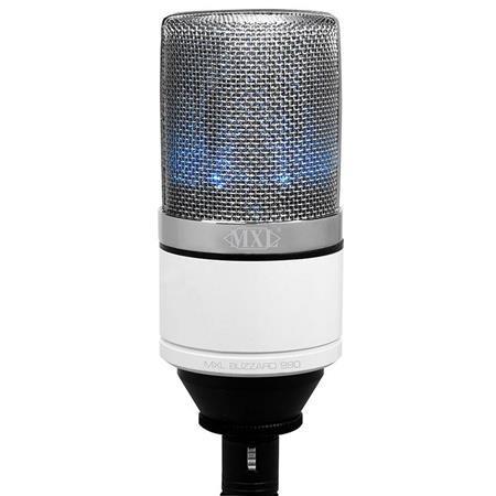 Mxl 990 blizzard microfono a condensatore per voce blue led