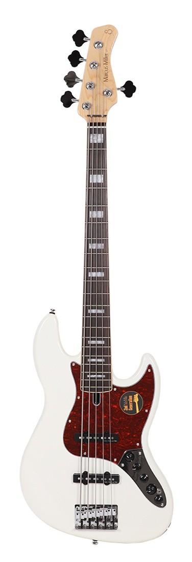 MARCUS MILLER V7 ALDER 5 (2nd gen) ANTIQUE WHITE BASSO ELETTRICO 5 CORDE
