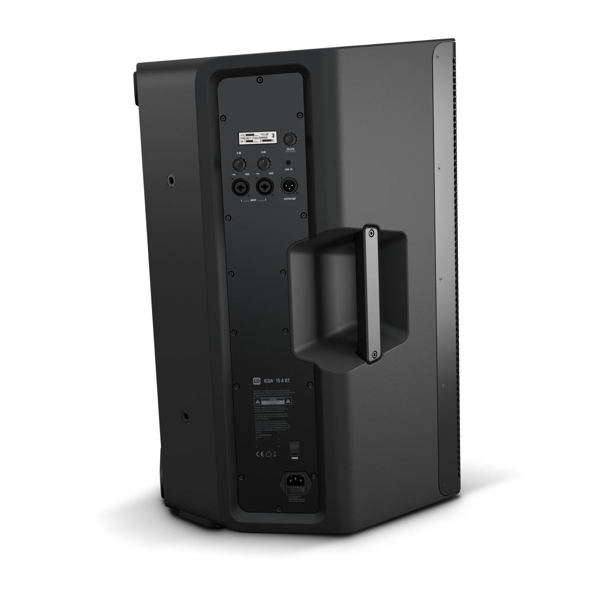 LD SYSTEMS ICOA 15 A BT - Diffusore coassiale attivo PA da 15" con Bluetooth