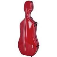 Gewa 353117 custodia rossa per violoncello 4/4 in policarbonato 4.6