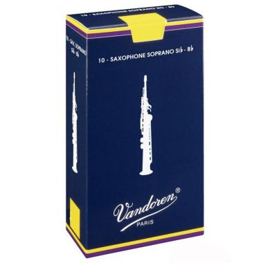 Vandoren traditional blu 10 ance per sax soprano n° 2 1/2