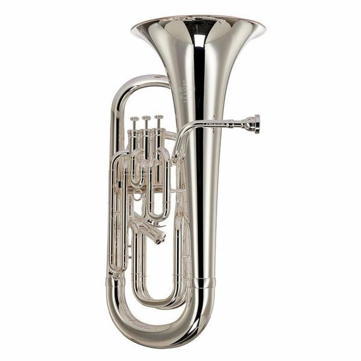 BESSON BE165-2-0 EUFONIO 3+1 PISTONI CAMPANA 11" SILVER PLATED