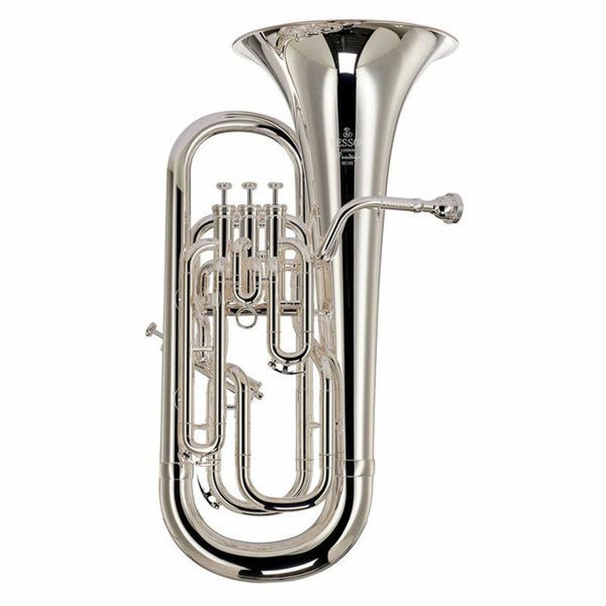 BESSON BE165-2-0 EUFONIO 3+1 PISTONI CAMPANA 11" SILVER PLATED