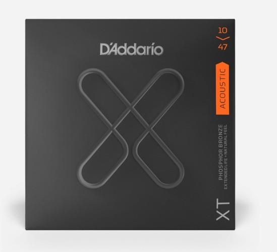D'addario xt1047 phosphor bronze set corde chitarra acustica